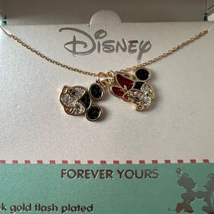 Disney Mickey & Minnie charm chain